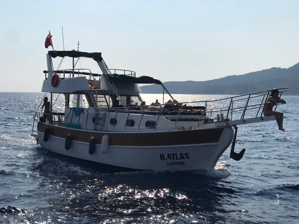 kalkan private boat hire atlas 10