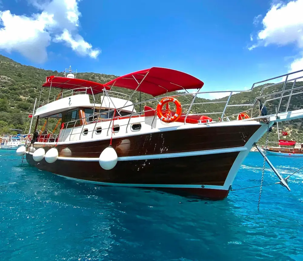 kalkan private boat trip smile 2